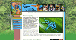 Desktop Screenshot of greencapacity.org